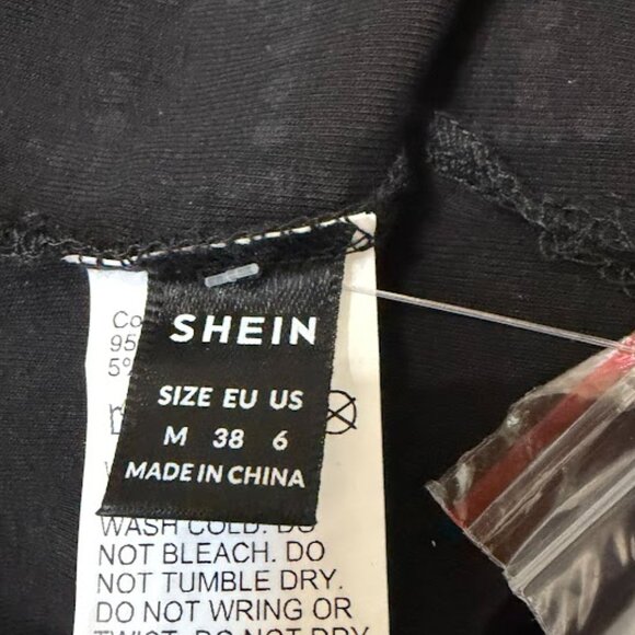 Black Rhinestone Embellished Legging Size: M - Picture 8 of 8